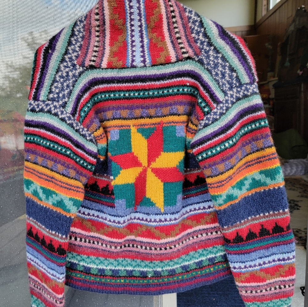 Cute Aztec Wool Jacket